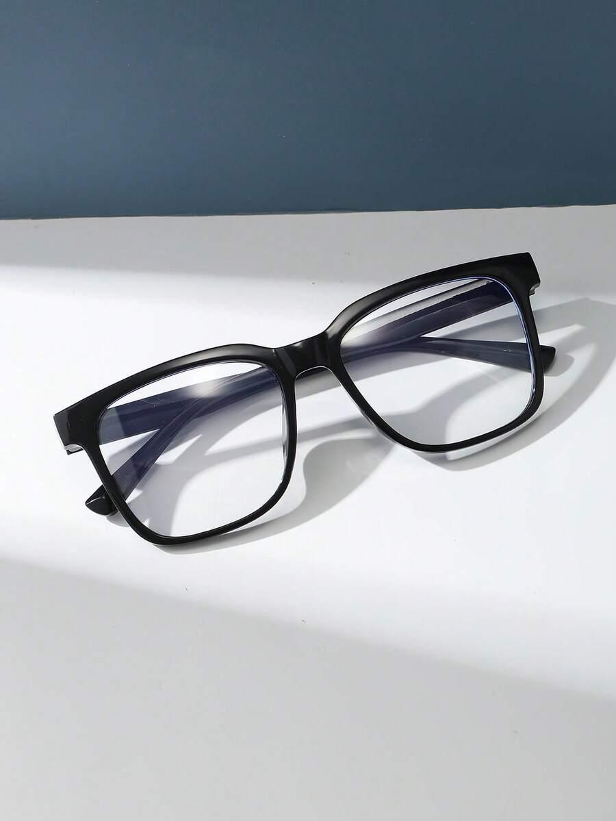 SHEIN CZARNE OKULARY ZERÓWKI S07