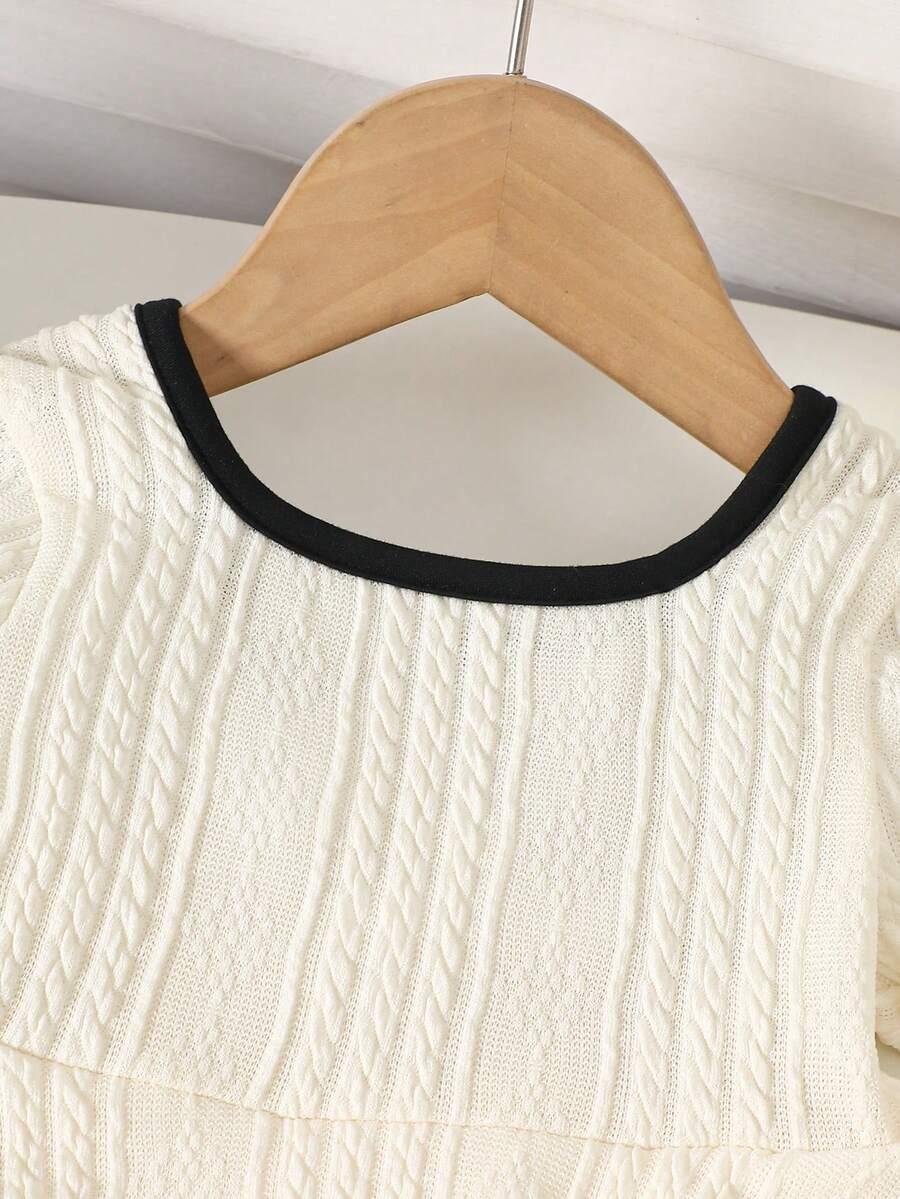 SHEIN BEŻOWA SUKIENKA DŁUGI RĘKAW S06__86-92