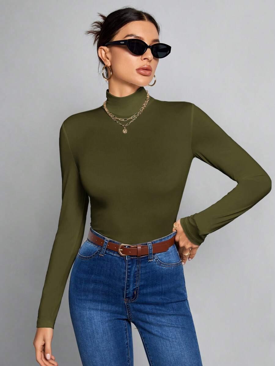 SHEIN BLUZKA Z DŁUGIM RĘKAWEM S06__XXL