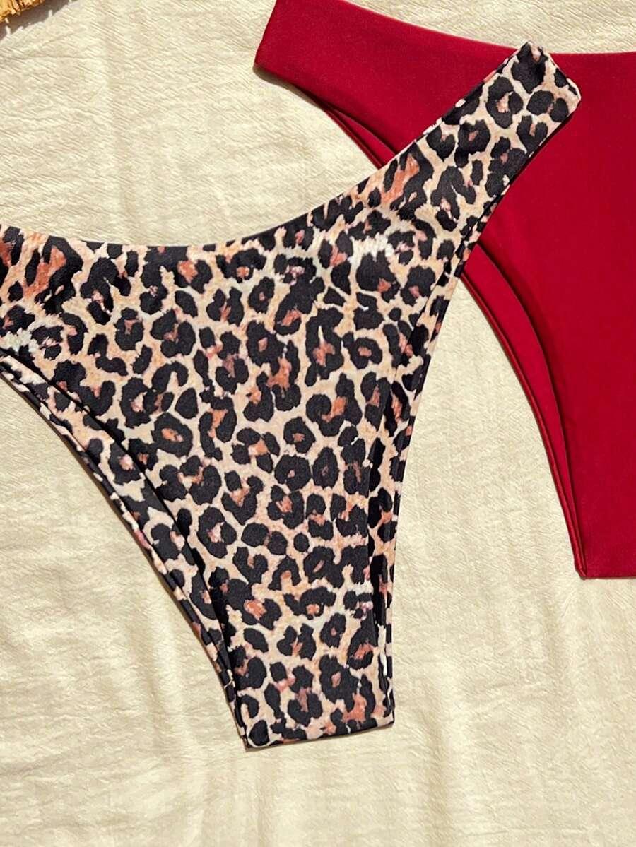 SHEIN DÓŁ OD BIKINI WZÓR 2 PACK S09__M