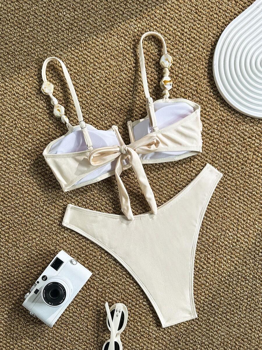 SHEIN DWUCZĘŚCIOWY STRÓJ KĄPIELOWY S09__M