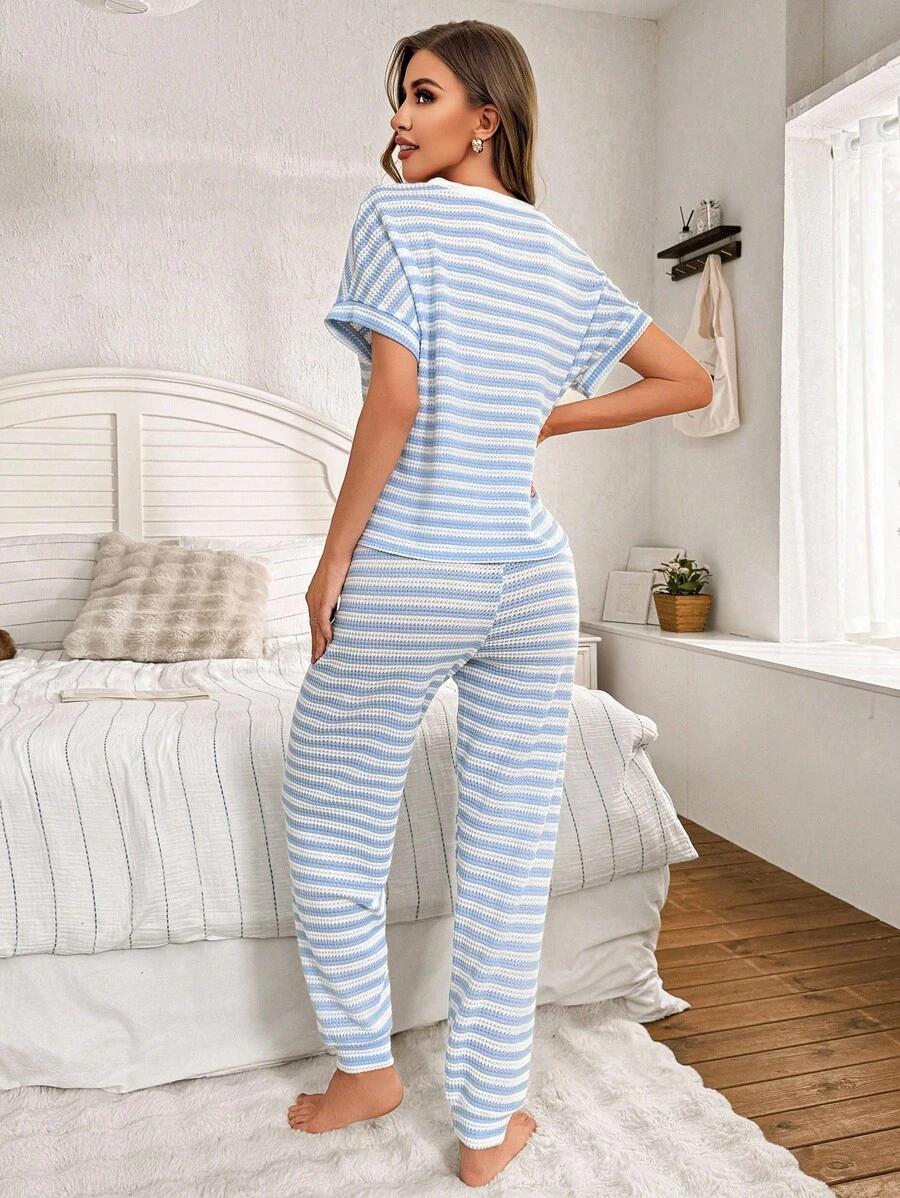 SHEIN BLUZKA SPODNIE KOMPLET PIŻAMY S06__XL
