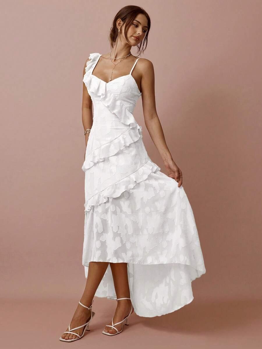 SHEIN BIAŁA MAXI SUKIENKA S06__M