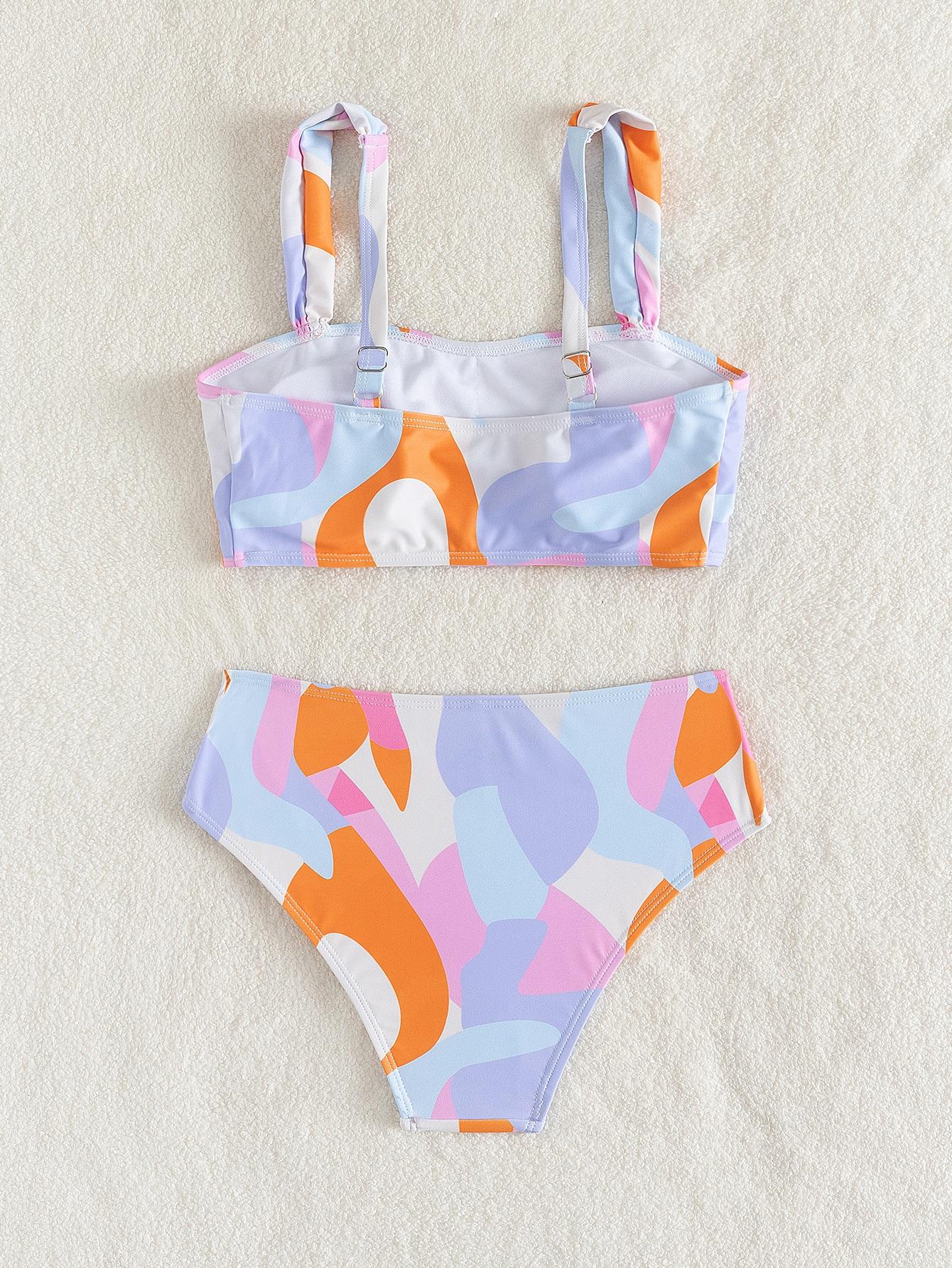 SHEIN DWUCZĘŚCIOWY STRÓJ KĄPIELOWY S09__L