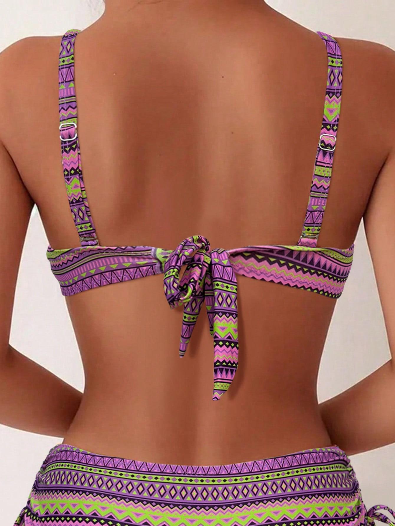 SHEIN DWUCZĘŚCIOWY STRÓJ KĄPIELOWY S09__S