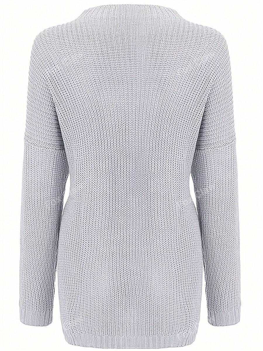 SHEIN SZARY SWETER PRĄŻKI S06__52