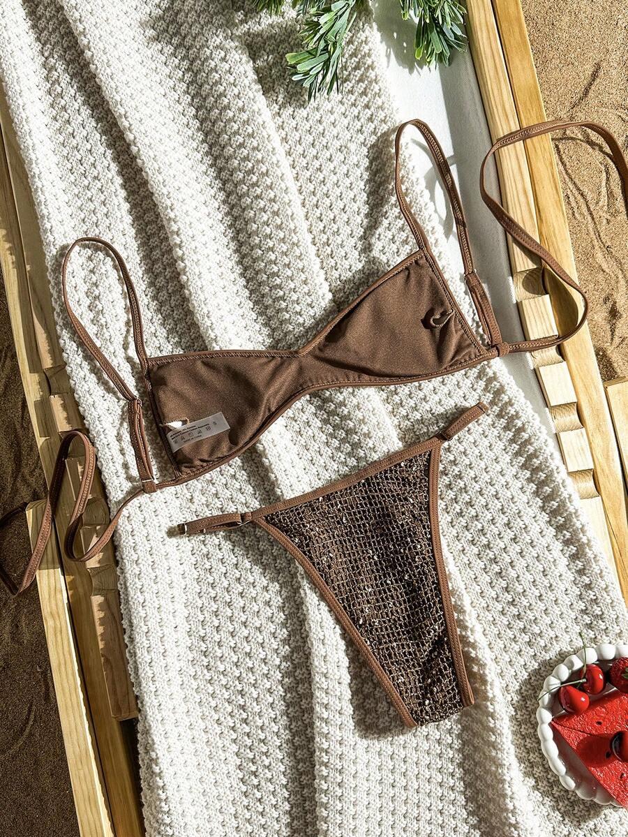 SHEIN DWUCZĘŚCIOWY STRÓJ KĄPIELOWY S09__S