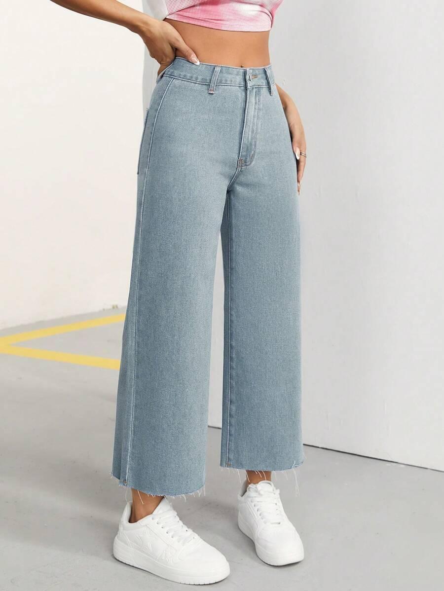 SHEIN NIEBIESKIE SPODNIE JEANS S06__S