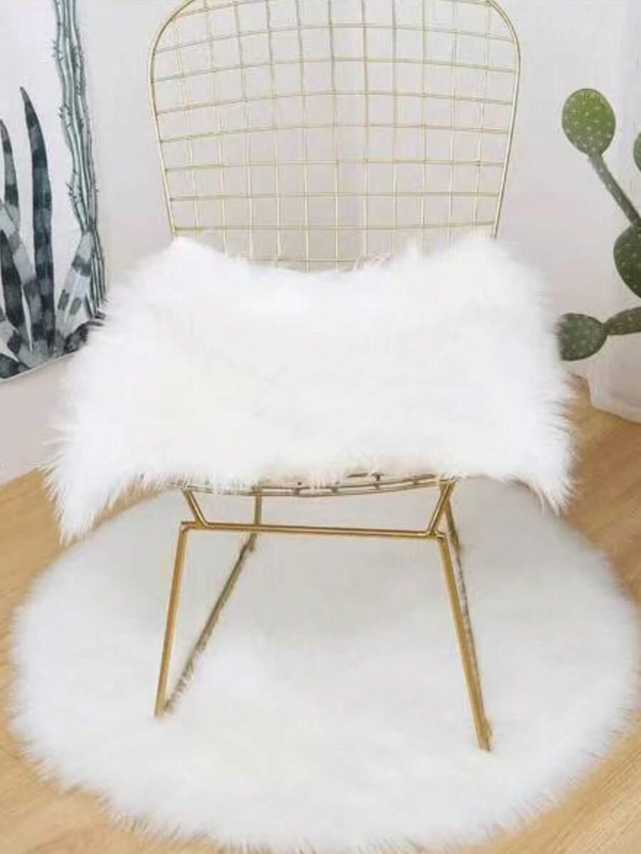 SHEIN BIAŁA PODUSZKA NA KRZESŁO S07__35X35CM