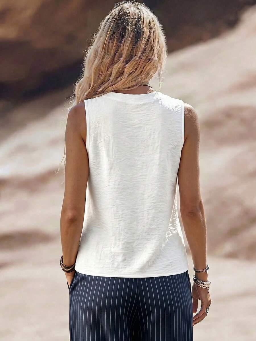SHEIN BIAŁY TOP V-NECK S06__46