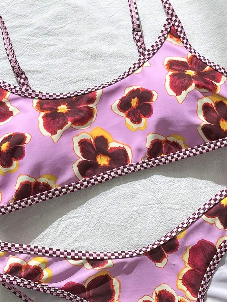 SHEIN DWUCZĘŚCIOWY STRÓJ KĄPIELOWY WZÓR S09__XS
