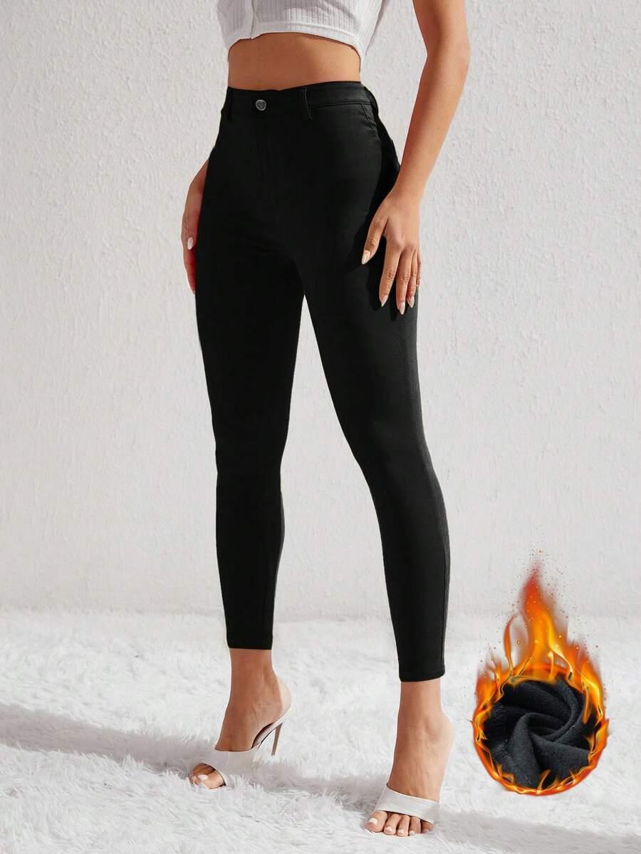 SHEIN CZARNE SPODNIE JEANS RURKI S06__L