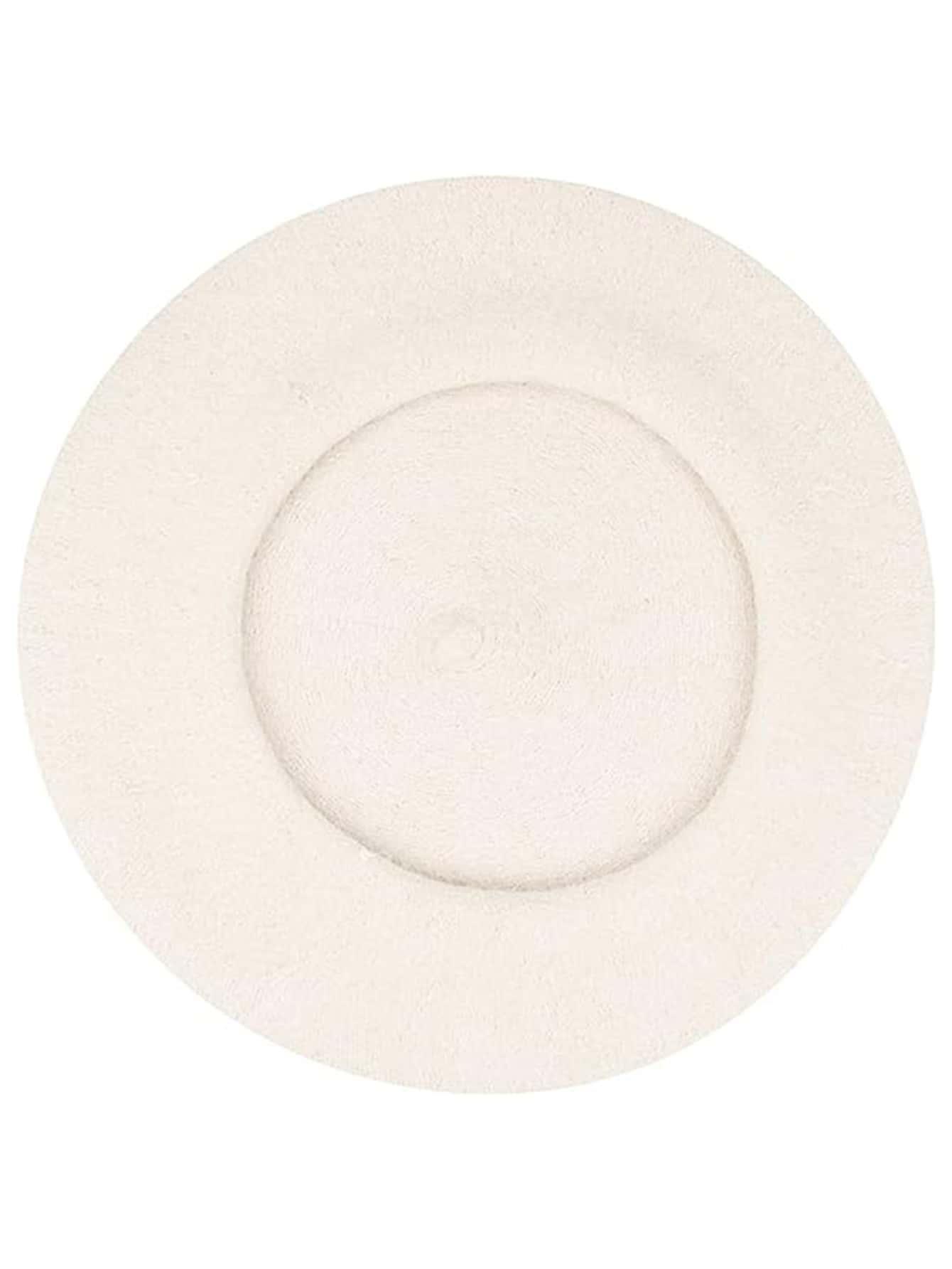 BREITER KREMOWY BERET CASUAL S07