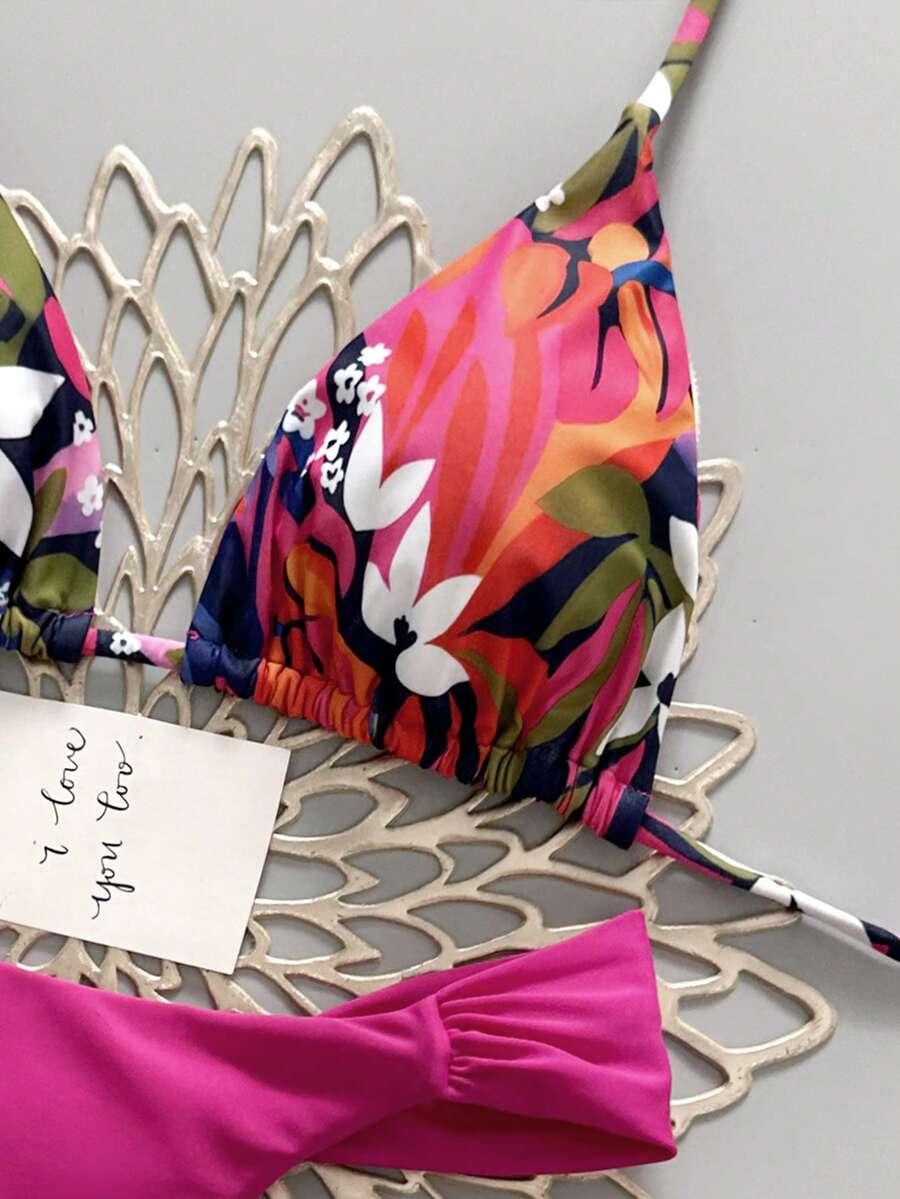 SHEIN DWUCZĘŚCIOWY STRÓJ KĄPIELOWY S09__S