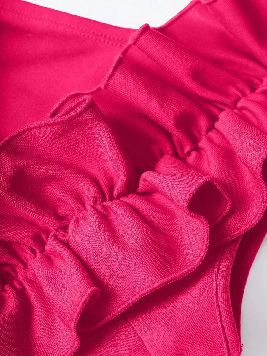 SHEIN RÓŻOWA MAXI SUKIENKA PK01__M