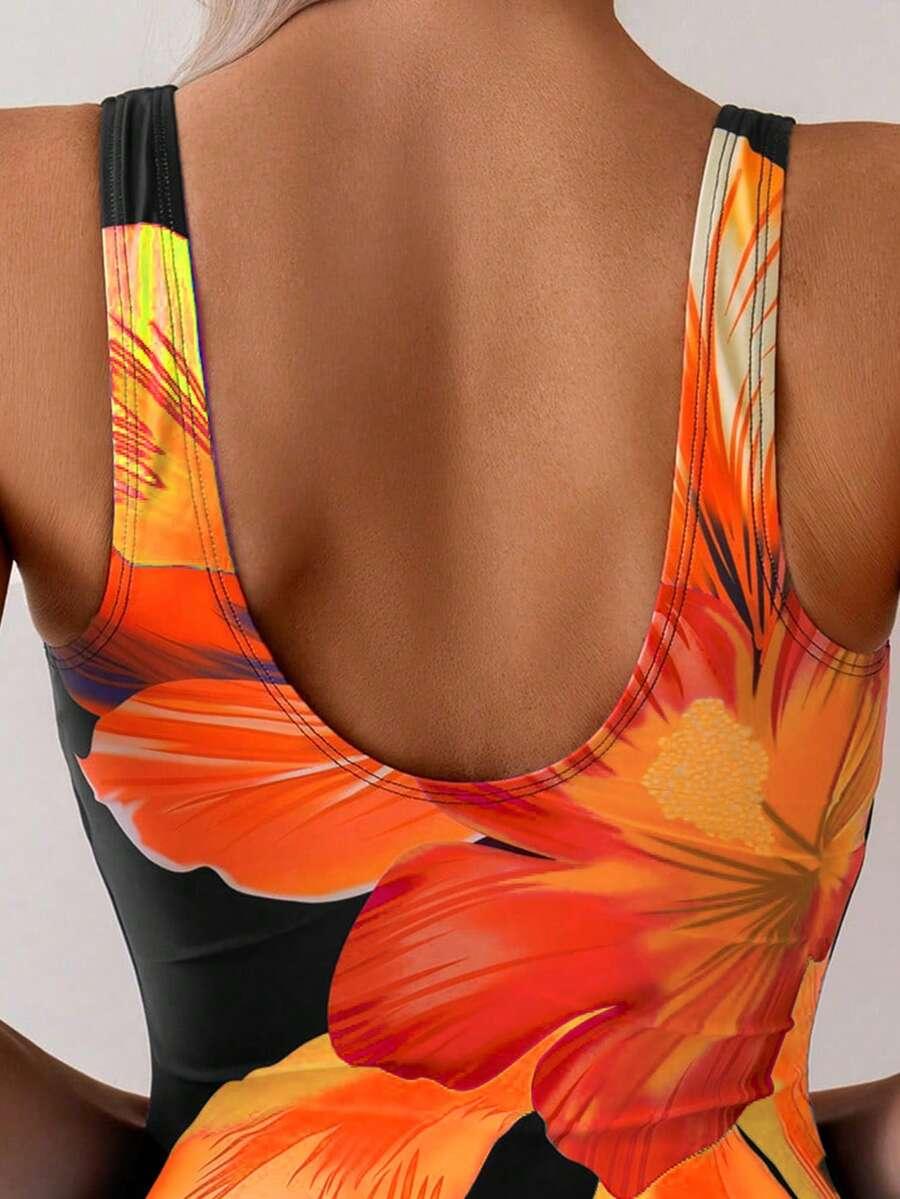 SHEIN JEDNOCZĘŚCIOWY STRÓJ KĄPIELOWY S09__XXL