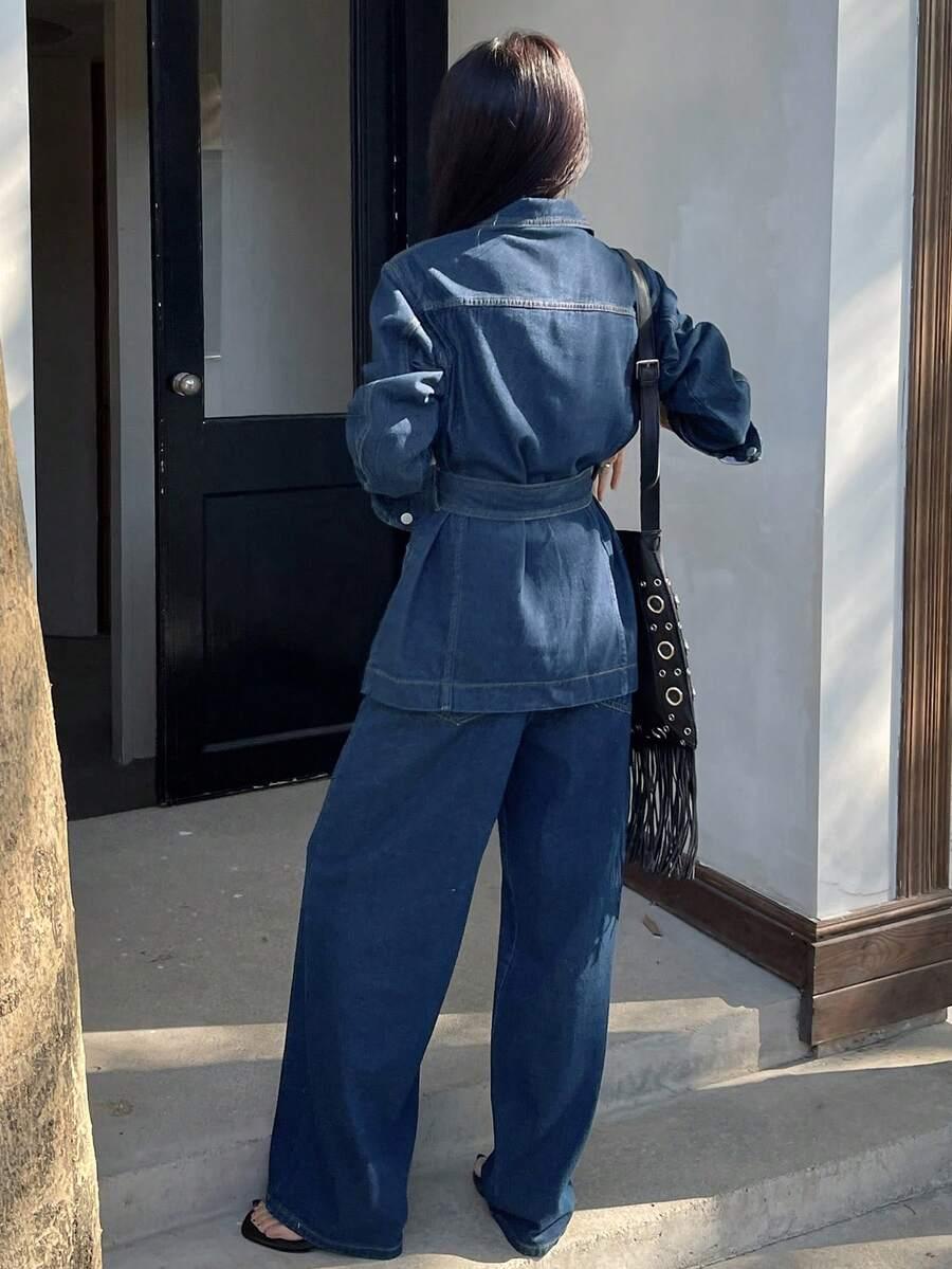 DAZY NIEBIESKIE SPODNIE JEANS S09__XL