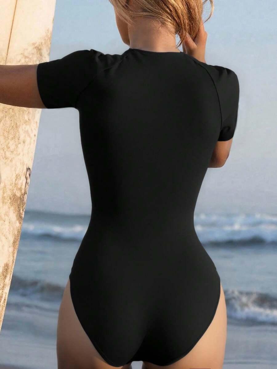 SHEIN JEDNOCZĘŚCIOWY STRÓJ KĄPIELOWY S09__L