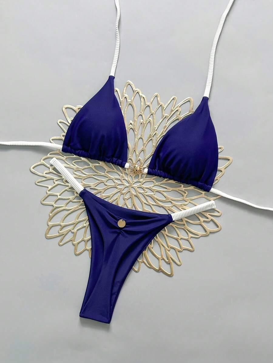 SWIM MOD GRANATOWY DWUCZĘŚCIOWY STRÓJ KĄPIELOWY S09__S