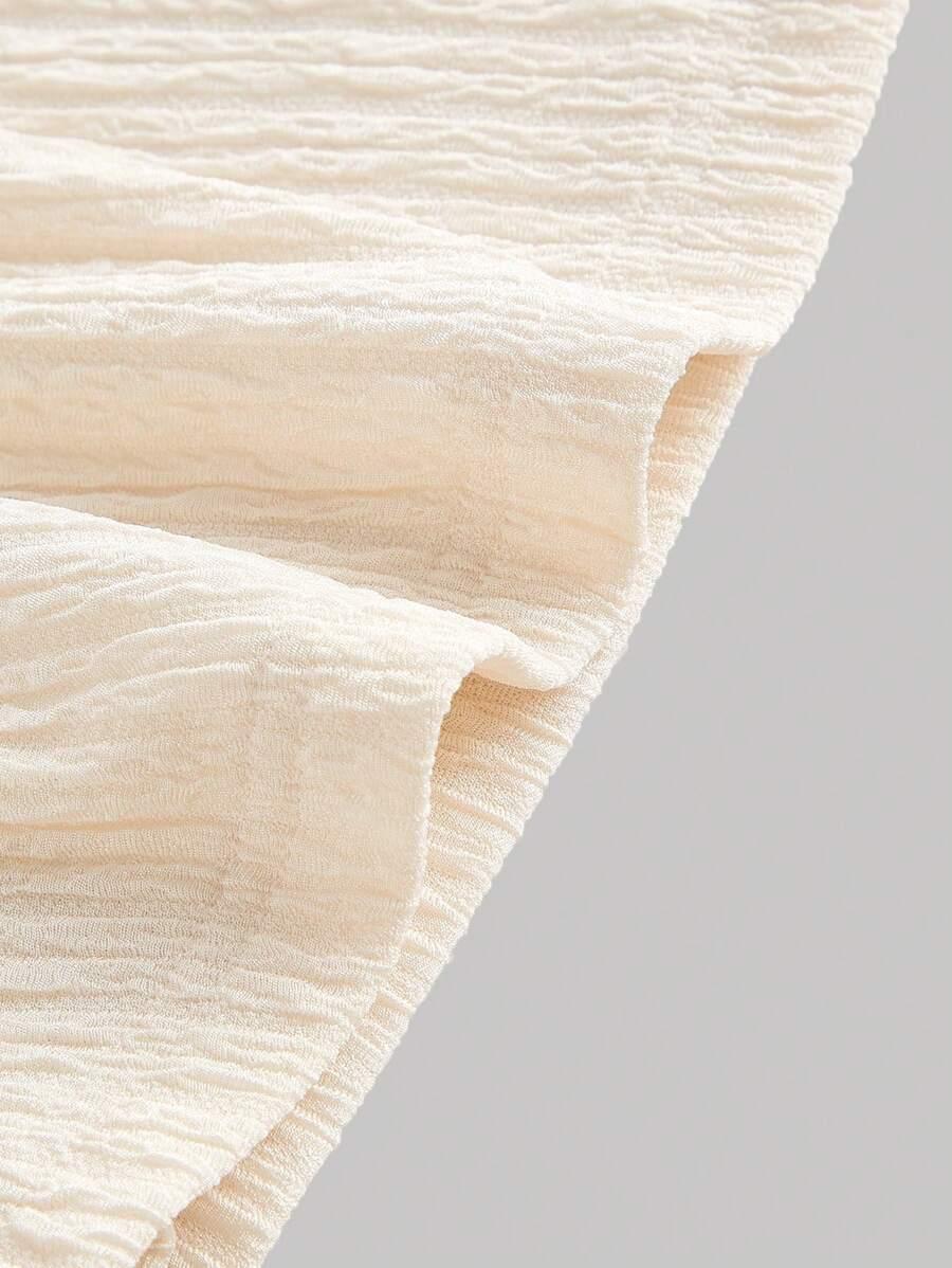 SHEIN BEŻOWA MAXI SUKIENKA S06__M