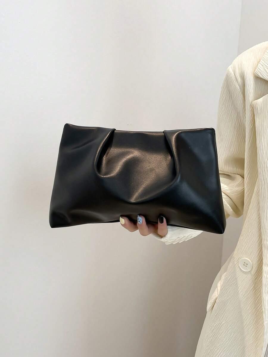 SHEIN CZARNA TOREBKA KOPERTÓWKA S07__24X15.5CM