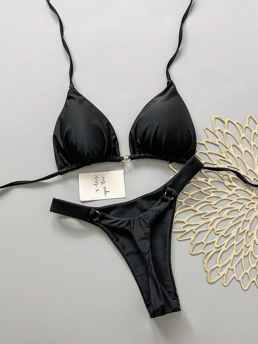 SHEIN DWUCZĘŚCIOWY STRÓJ KĄPIELOWY S09__XS