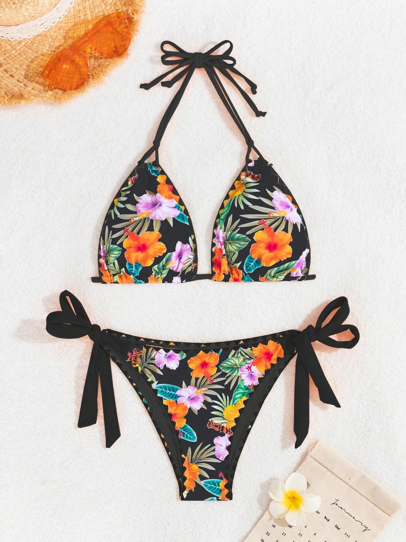 SHEIN DWUCZĘŚCIOWY STRÓJ KĄPIELOWY S09__XL