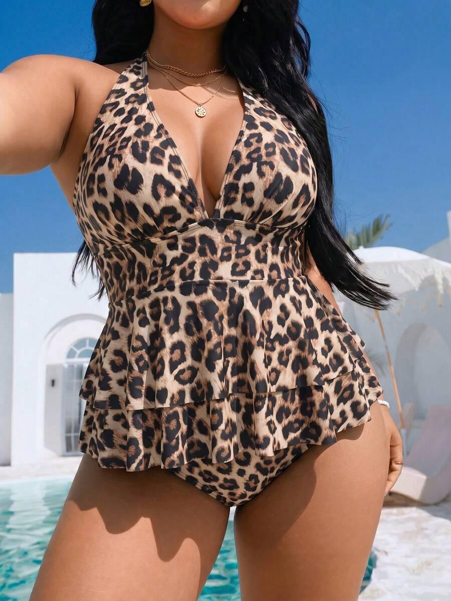 SWIM VCAY DWUCZĘŚCIOWY STRÓJ KĄPIELOWY ANIMAL PRINT S09__48