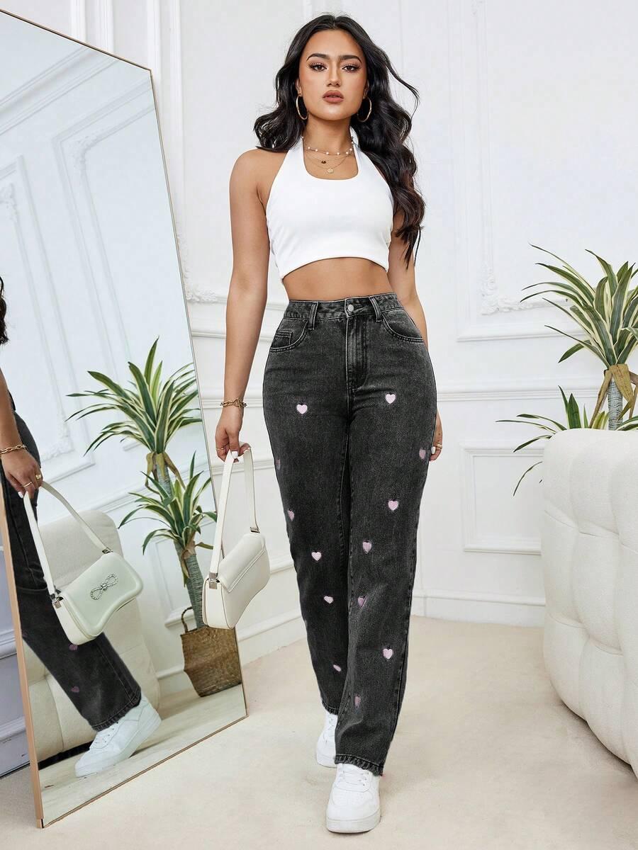SHEIN SZARE SPODNIE JEANS S06__XL