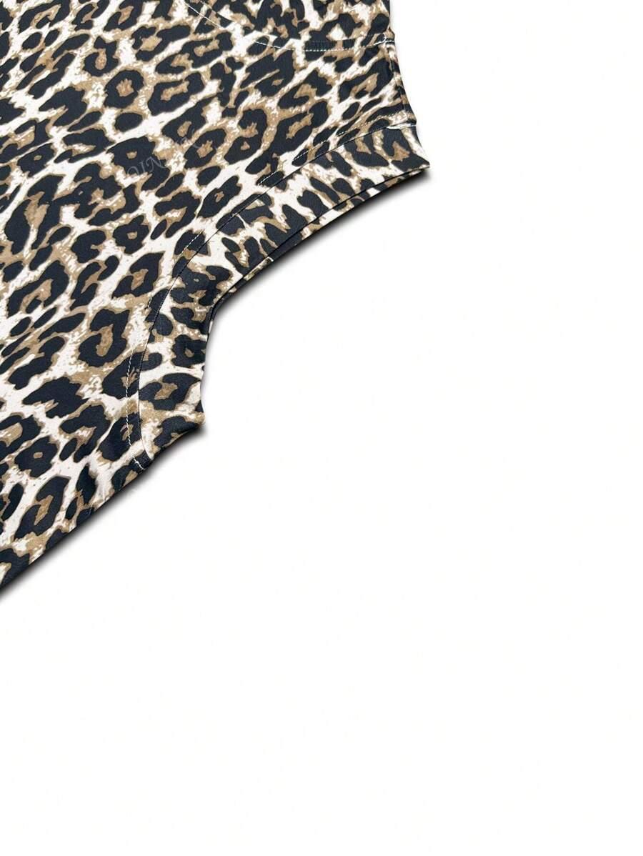 SHEIN SUKIENKA BEZ RĘKAWÓW ANIMAL PRINT ROZCIĘCIE S06__XXL