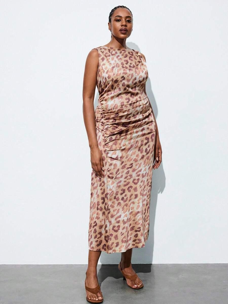 SHEIN MAXI SUKIENKA LEOPARD PRINT S06__48