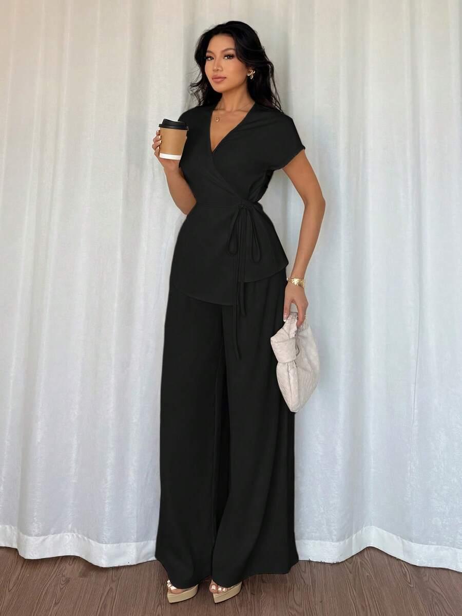 SHEIN BLUZKA SPODNIE KOMPLET S06__M
