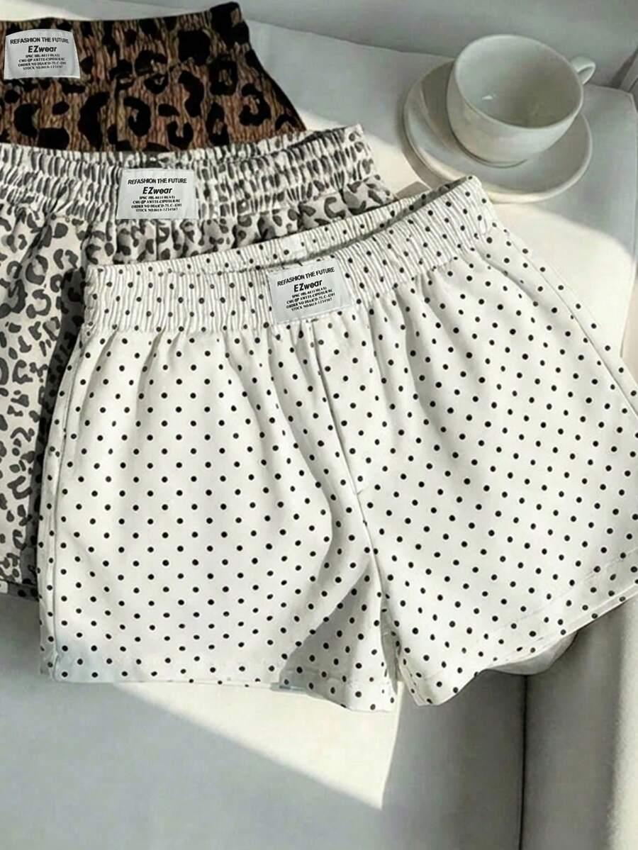 SHEIN SPODENKI PRINT 3-PACK S06__S