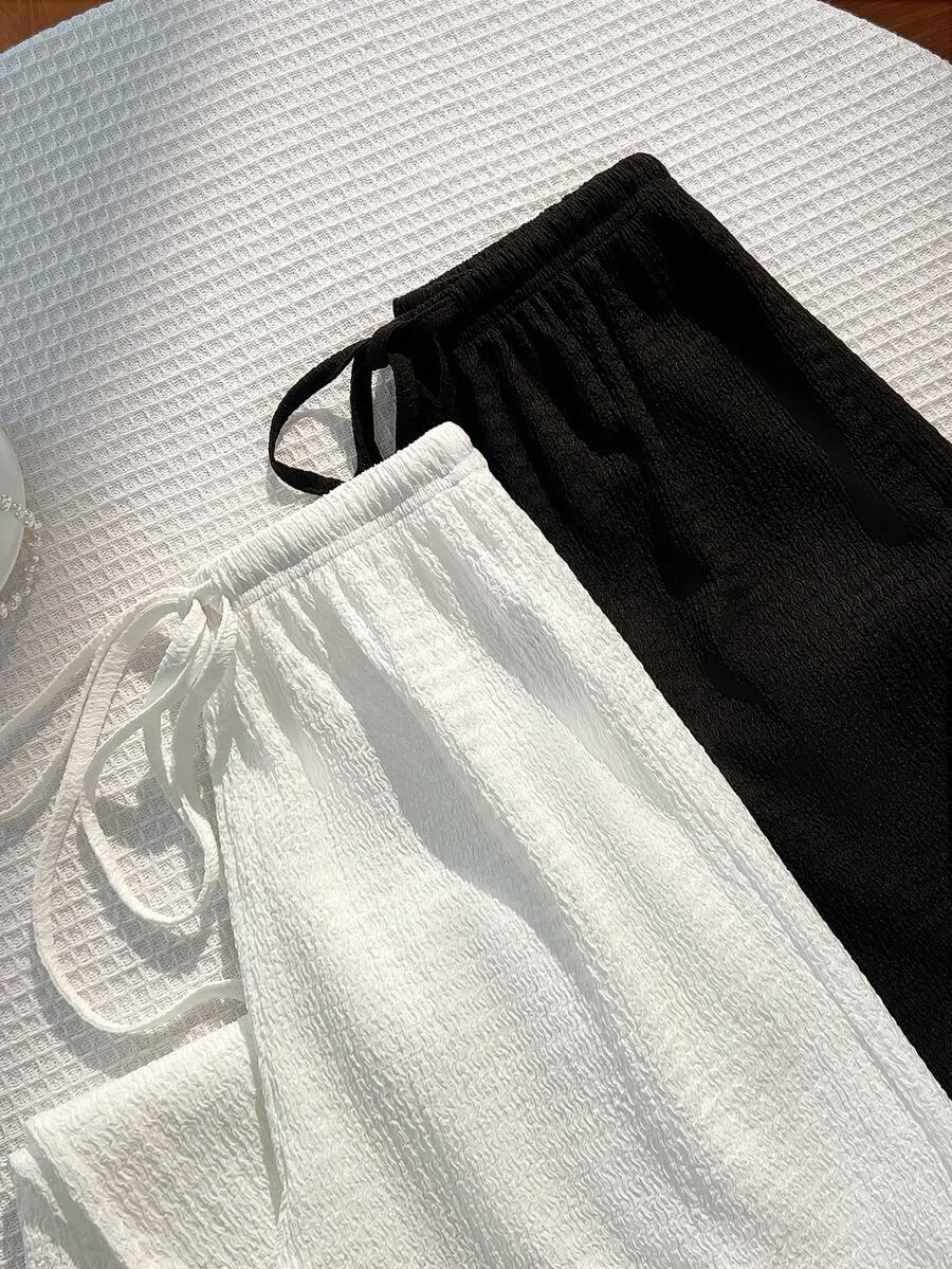 SHEIN BIAŁE SPODNIE CASUAL S06__M