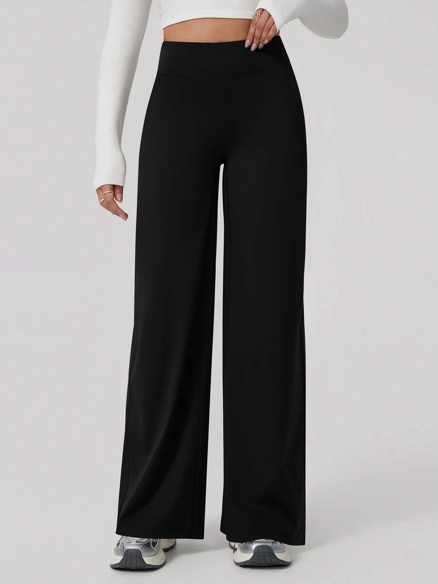 SHEIN CZARNE LEGGINSY WYSOKI STAN S06__S