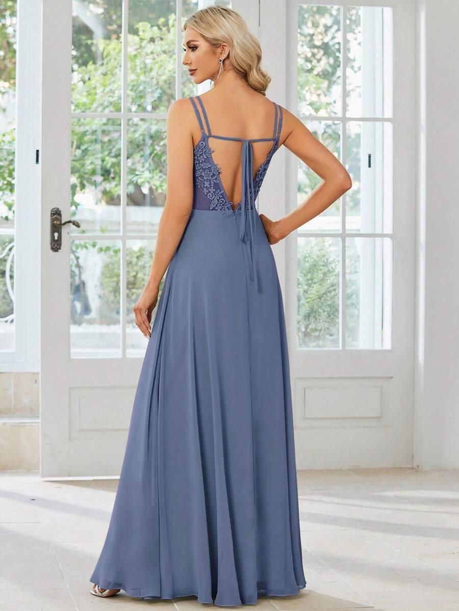 EVERPRETTY NIEBIESKA MAXI SUKIENKA S06__S
