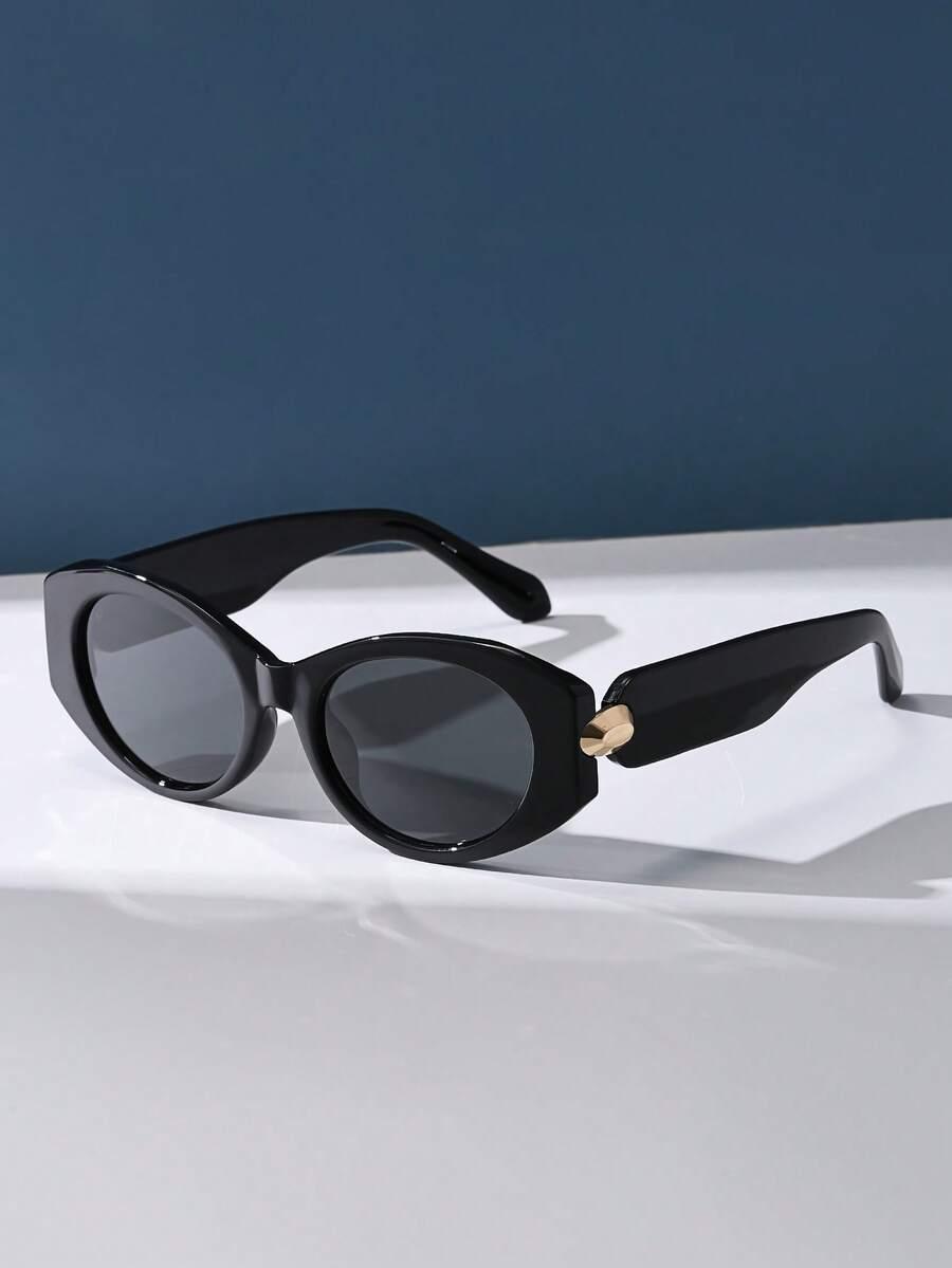 SHEIN CZARNE OKULARY PRZECIWSŁONECZNE S07