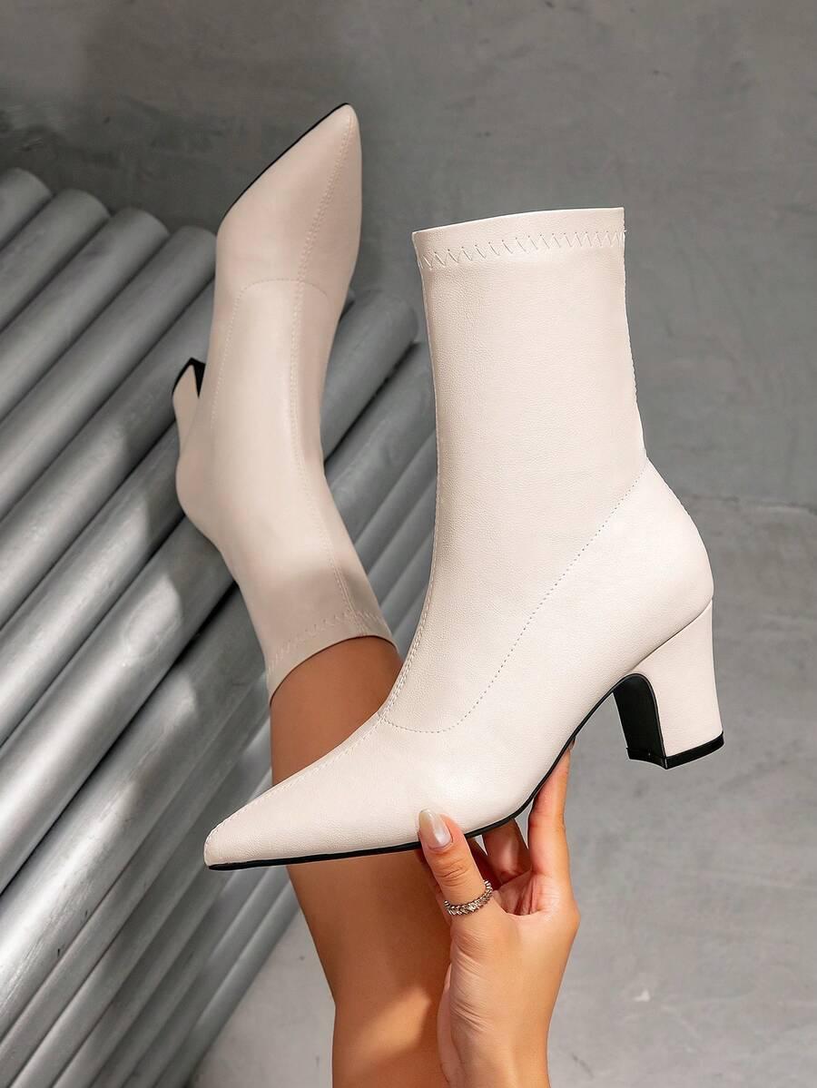 SHEIN BOTKI IMITACJA SKÓRY OBCAS W01__40,5