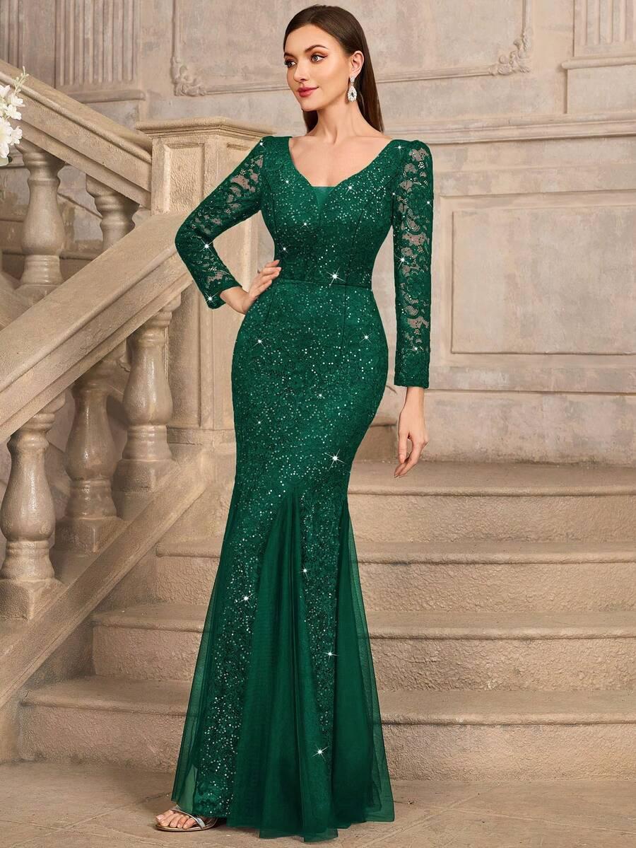 MIUSOL ZIELONA MAXI SUKIENKA S06__M