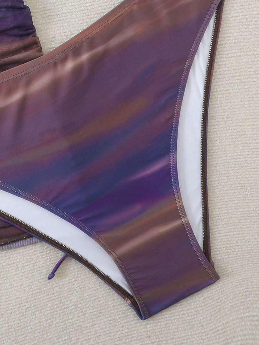 SWIM SXY KOMPLET DWUCZĘŚCIOWY STRÓJ KĄPIELOWY SPÓDNICZKA WZÓR OMBRE S09__48
