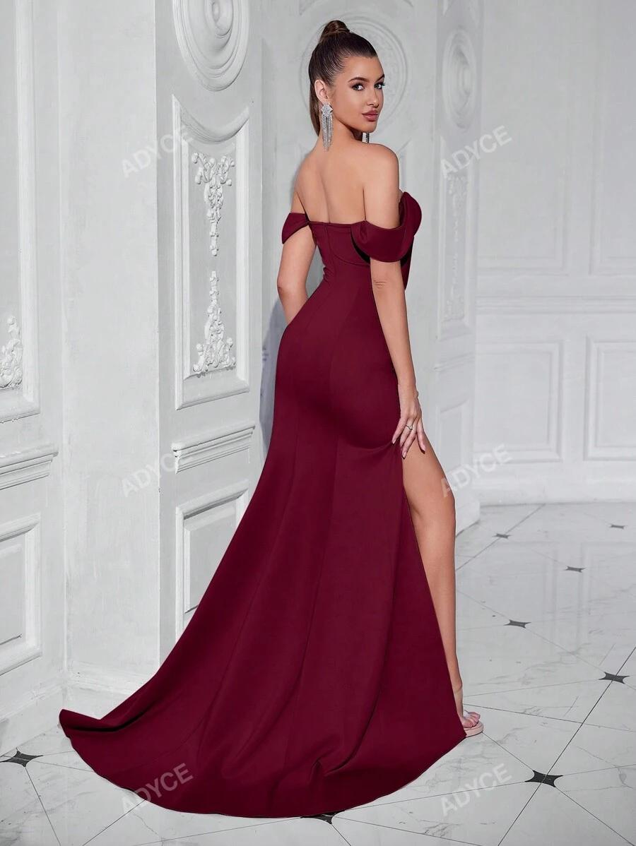 SHEIN BORDOWA MAXI SUKIENKA MARSZCZENIE S06__S