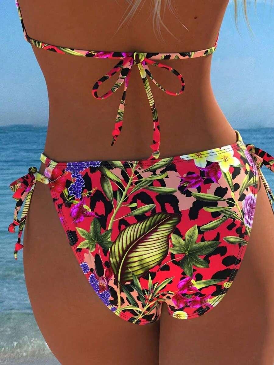 SHEIN DWUCZĘŚCIOWY STRÓJ KĄPIELOWY S09__L