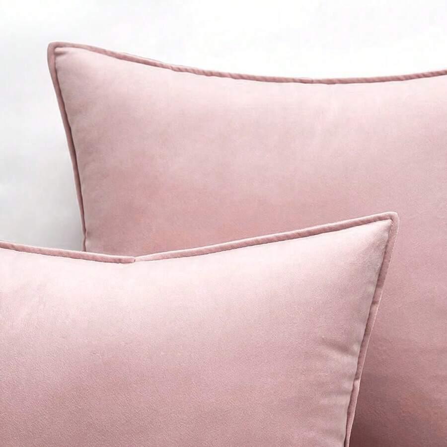 SHEIN RÓŻOWA POSZEWKA NA PODUSZKĘ 2-PACK S07__30X50