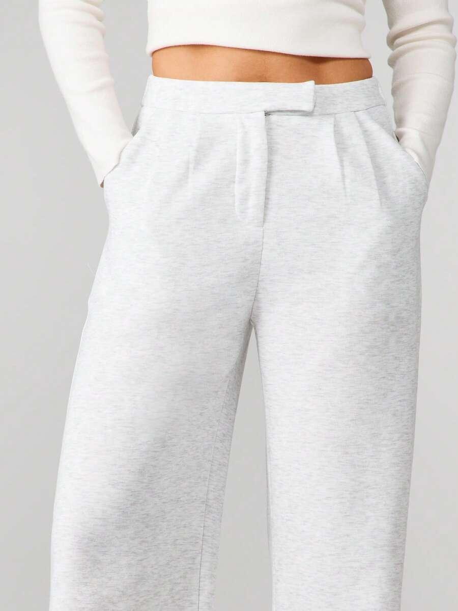 MISSGUIDED SZARE SPODNIE DRESOWE S06__S