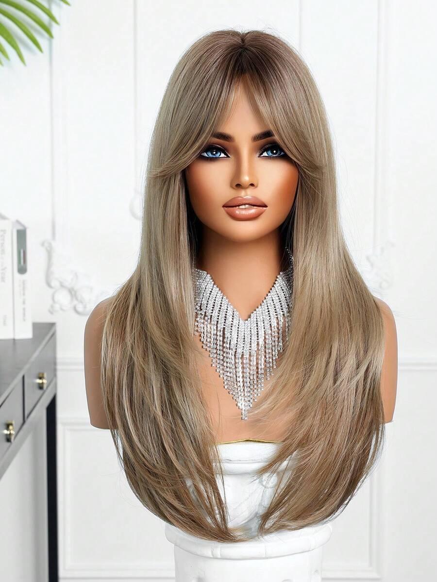 SHEIN PERUKA SZTUCZNE WŁOSY S07__58CM