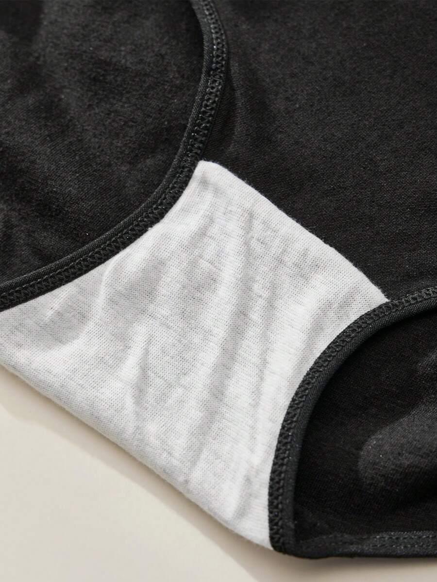 SHEIN CZARNE MAJTKI 4-PACK S06__XXL