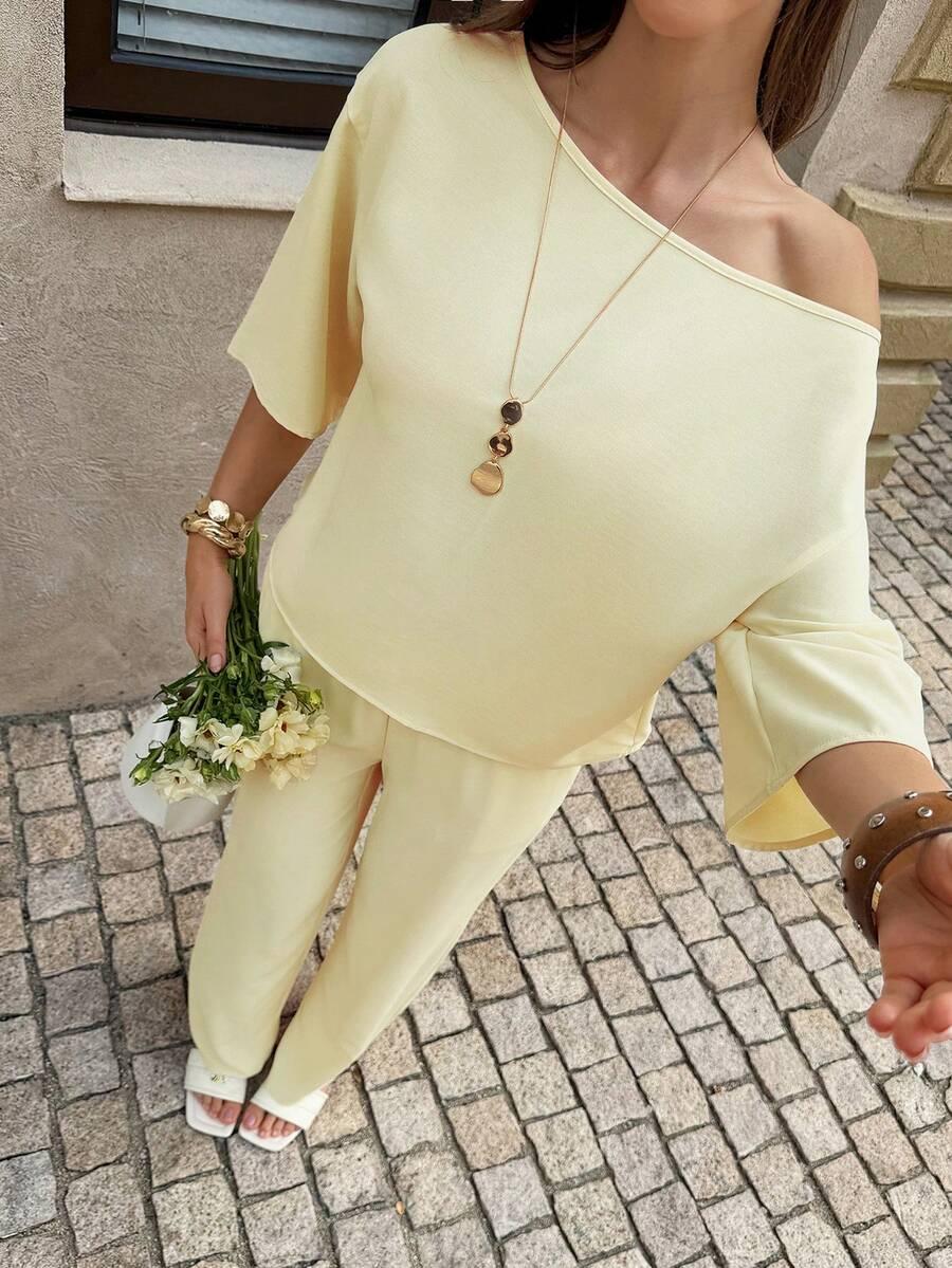 SHEIN BLUZKA SPODNIE KOMPLET S06__L