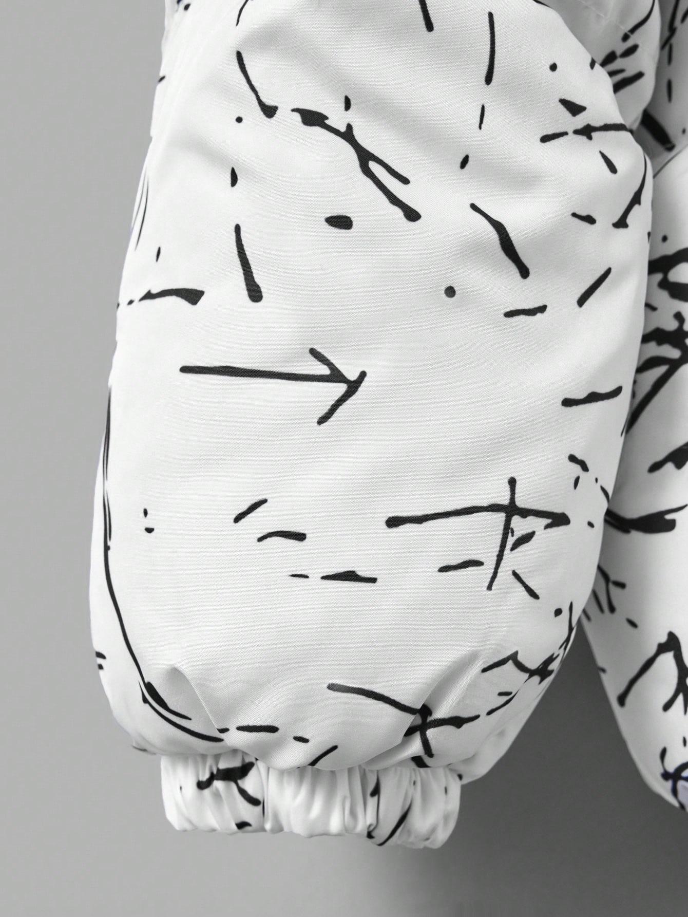 SHEIN BIAŁA PIKOWANA KURTKA ZAMEK W01__XL