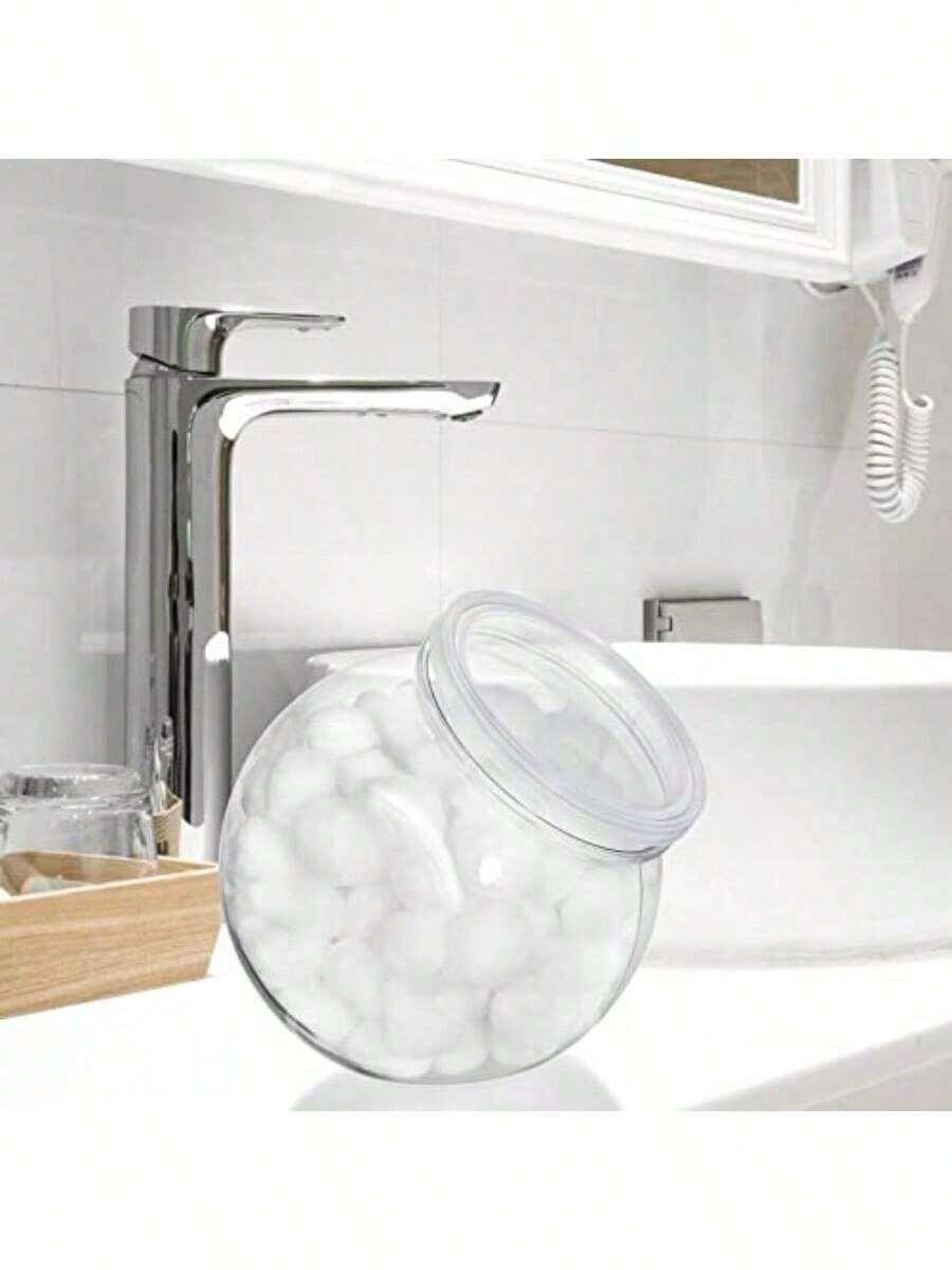 SHEIN PLASTKOWY SŁOIK Z PRZYKRYWKĄ 5-PACK S07__425ML
