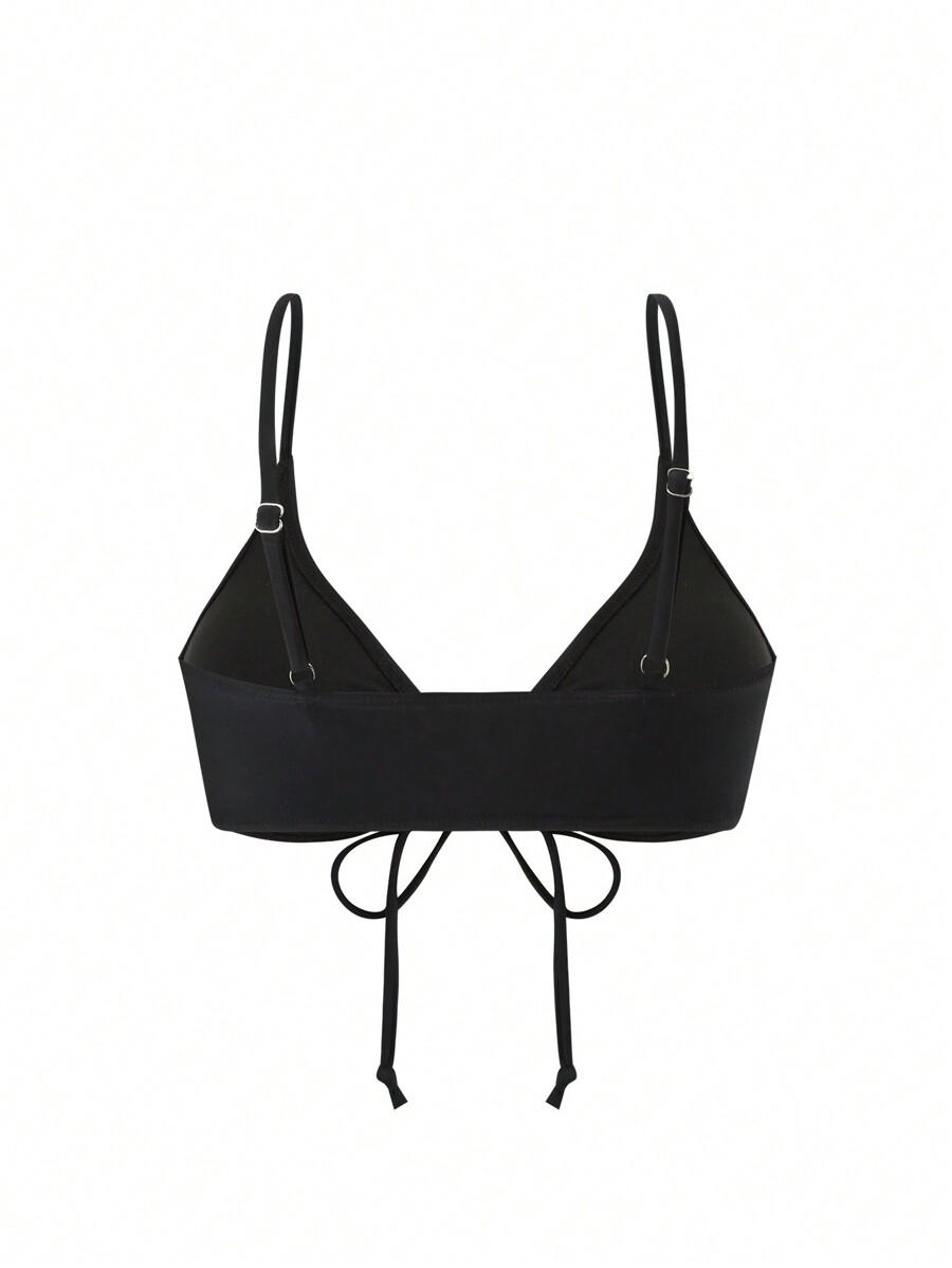 SHEIN CZARNA GÓRA OD BIKINI S09__M